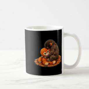 Cute Monkey Punch Baby Hug Emotional Plush Toy Coffee Mug