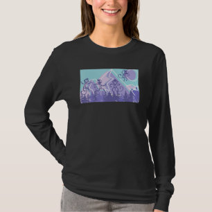Cute Monkey Retro Wild Forest Animal Vintage C T-Shirt