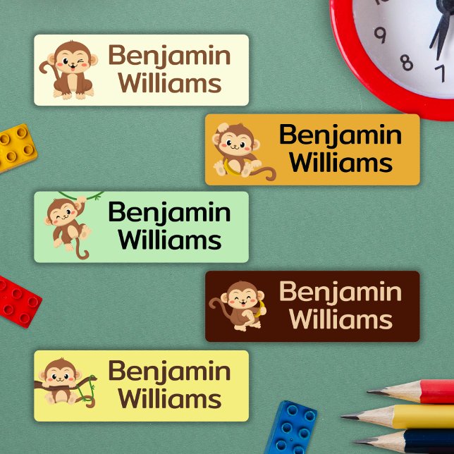 Cute Monkey School Daycare Camp Name (Creator Uploaded)