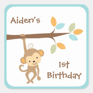 Cute Monkey Sticker