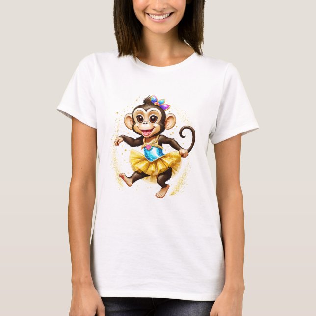 Cute monkey T-Shirt (Front)