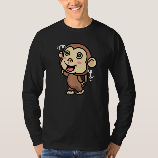 Cute Monkey T-Shirt (Front)