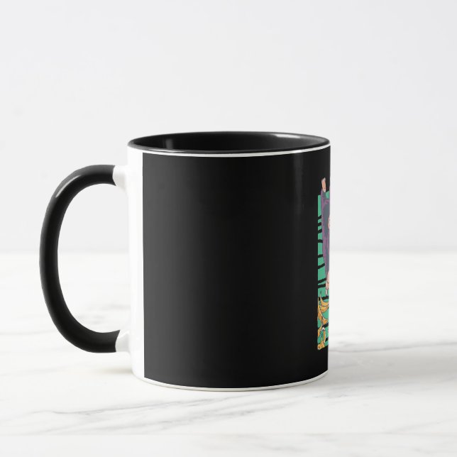 Cute Monkey With Bananas Mug (Left)