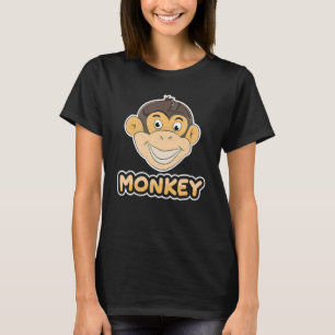 Cute Monkey Zoo Animal Chimpanzee Monkey T-Shirt