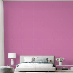 Cute Monochrome Bubblegum Pink - Custom Colour Wallpaper