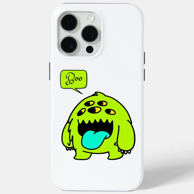 cute monster boo Case-Mate iPhone case (Back)