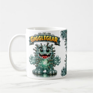 Cute Monster called "Giggle Gear" Coffee Mug