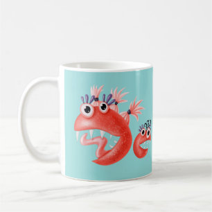 Cute Monster Crazy Funny Kids Coffee Mug