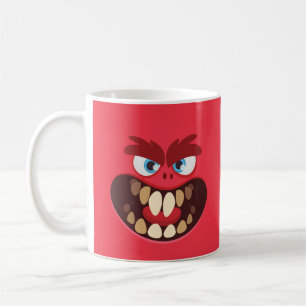 Cute Monster for kids red design Coffee Mug