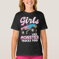 Cute Monster Truck Girls Like Monster Trucks Too