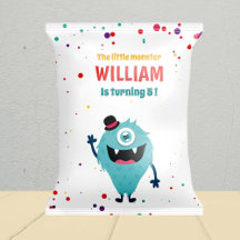 Cute Monsters Chips Bags Party Favour Bag