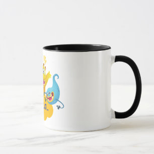 cute monsters, hello mug