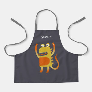 Cute Monsters Personalised Apron