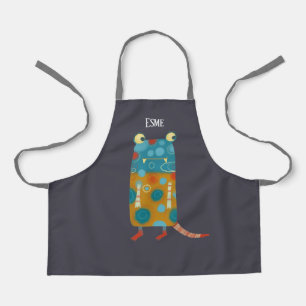 Cute Monsters Personalised Apron