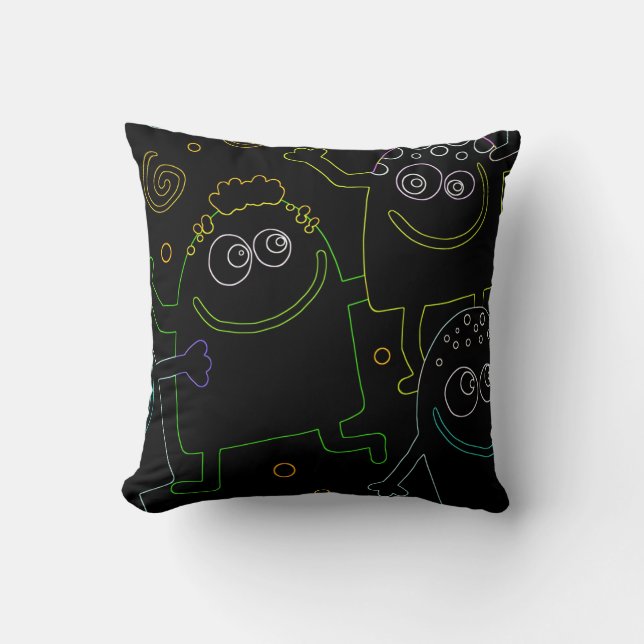 Cute Monsters Pillows (Front)