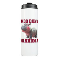 Cute MOO DENG GRANDMA Baby Hippo Granny Teacher Cu