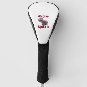 Cute MOO DENG SQUAD Baby Hippo Team Cheer Girls Te Golf Head Cover