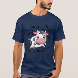 Cute Moo Moo Cow Lovers Funny Cow T-Shirt