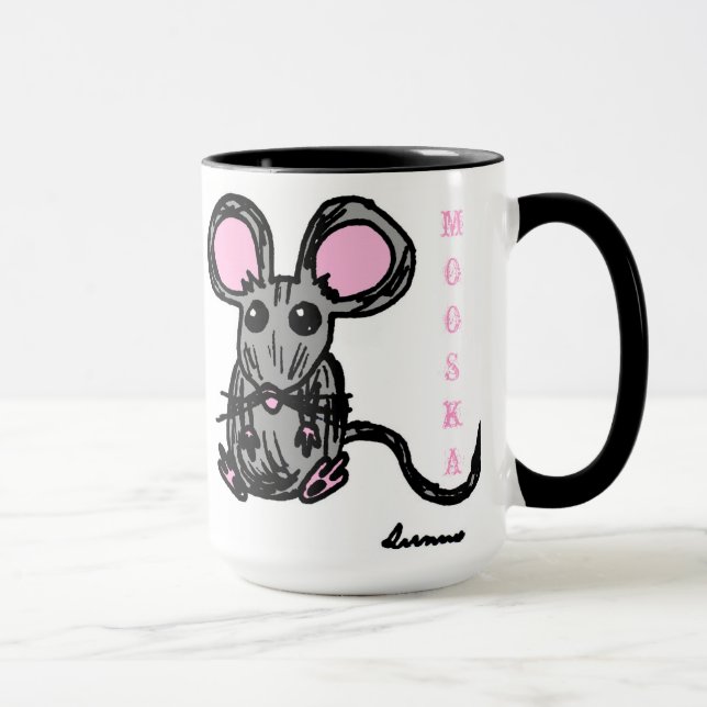 Cute Mooska Mouse Mug (Right)