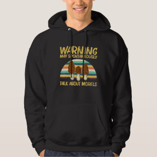 Cute Morel Design For Men Women Morel Mushroom Fun Hoodie