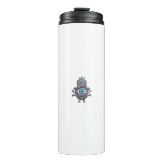 Cute Moroccan Amazigh Hamsa Evil Eye Kawaii Sticke Thermal Tumbler