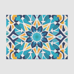 cute Moroccan tile pattern Tissue Paper