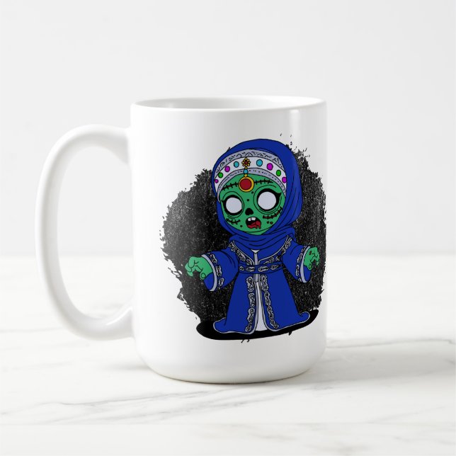 Cute Moroccan Zombie Coffee Mug (Left)