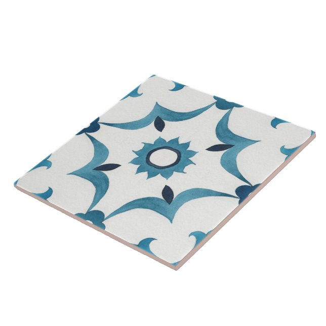 cute Morocco tiled decor ceramic tile (Side)