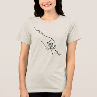 cute mother and daughter love Tri-Blend shirt