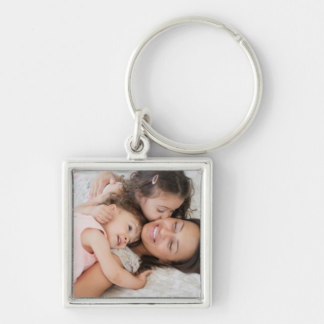 Cute Mother and Kids Keychain (Front)