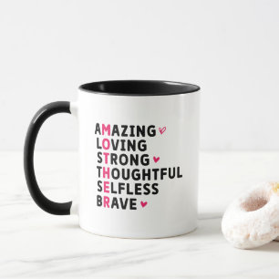 Cute Mother definition word art Mug