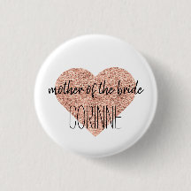 Cute Mother of the Bride Button