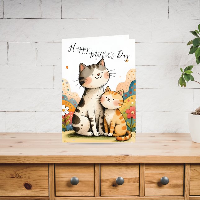 Cute Mother’s Day Cat Card (Creator Uploaded)