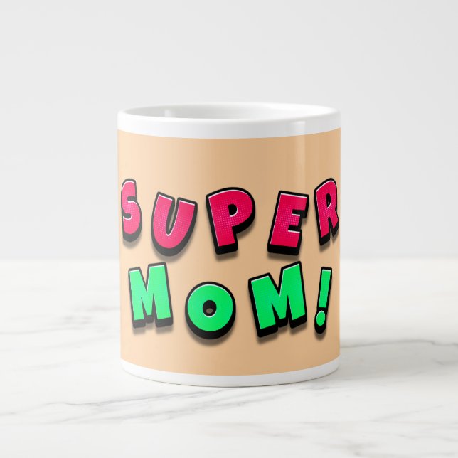 Cute Mother’s Day Gift Large Coffee Mug (Front)