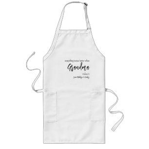 Cute Mother's day Children Names  Long Apron