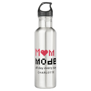 Cute Mothers Day Funny Gag Moms Personalised 710 Ml Water Bottle