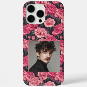 Cute Mothers Day Gift Carnation Flower Photo iPhone 16 Pro Max Case