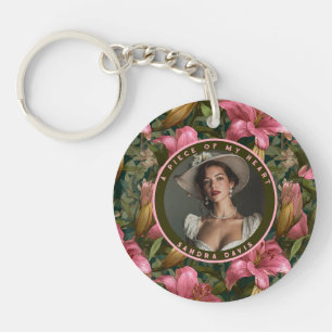 Cute Mother'S Day Gift Ideas Photo Lilies Key Ring