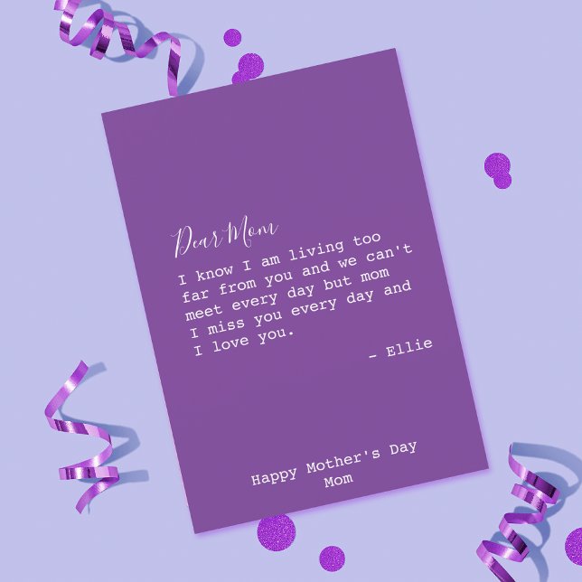 Cute Mothers day missing her Card (Creator Uploaded)