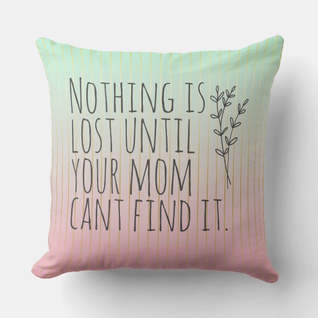 Cute Mothers Gift Gradient  Cushion (Front)