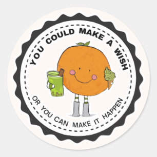 Cute motivational Food quote stickers