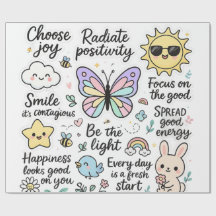 Cute Motivational Quotes & Happy Characters