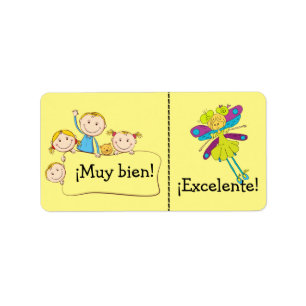 Cute motivational stickers for students in Spanish