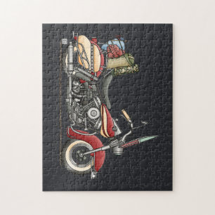 Cute Motorcycle Jigsaw Puzzle