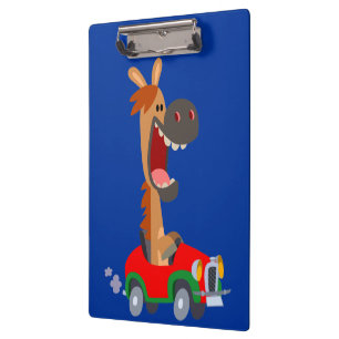 Cute Motorised Cartoon Horse Clipboard