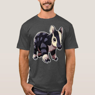 Cute Mountain Tapir Illustration Adorable Animal A T-Shirt