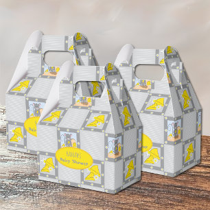 Cute mouse and cheese gender neutral favour box