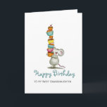 Cute Mouse Birthday Cards for Granddaughter<br><div class="desc">Do you have a special granddaughter that deserves a special birthday card. This little cute mouse birthday card displays a cute little mouse with a huge pile of cupcakes. This birthday cards shows the wording Happy Birthday to my sweet friend on the front. This makes it the perfect birthday card...</div>