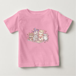 Cute Mouse Friends Kids T-Shirt