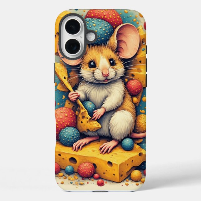 Cute Mouse iPhone / iPad case (Back)